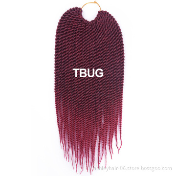 16in 22 strands Explosion spot two strands  japanese  ombre kanekalon twist afro  synthetic  fiber braid  hair